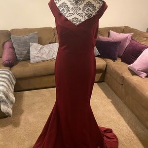 Crimson Formal Gown
